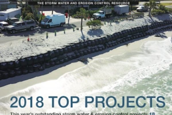 TrapBags used in the 2018 Top Project by Stormwater Solutions magazine