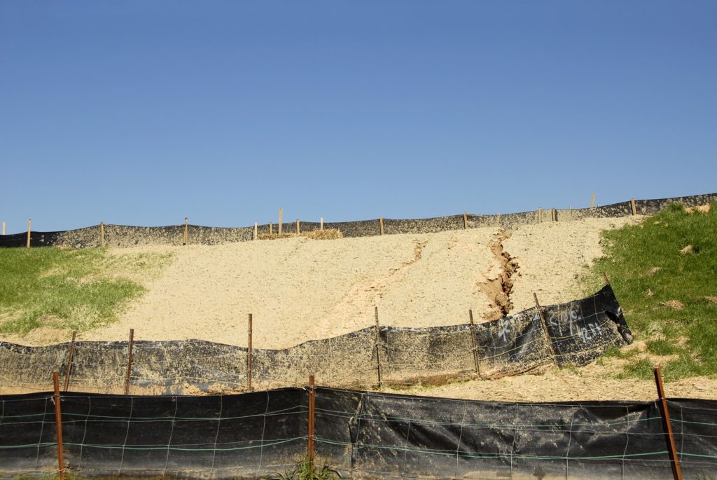 silt fencing for erosion control