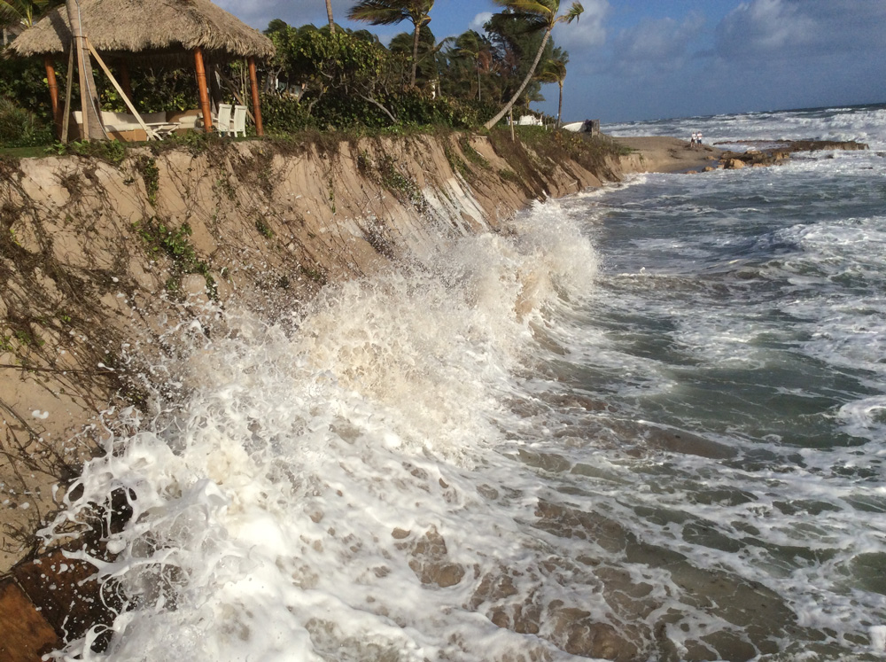 eroding bluffs