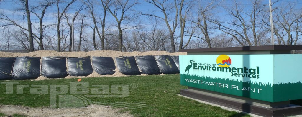 Grand Rapids Environmental Services wastewater plant using TrapBags