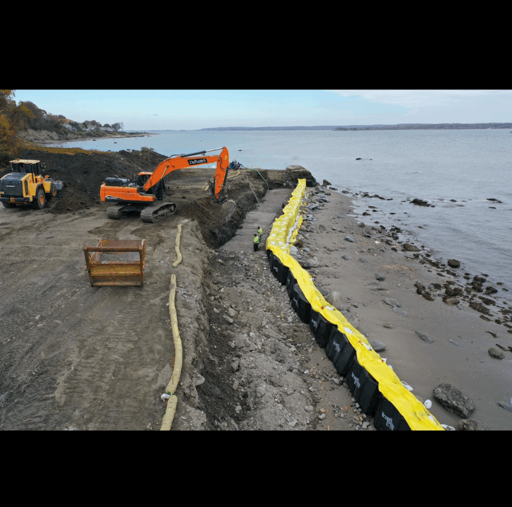 Coastal Seawall Repair in Portsmouth, RI