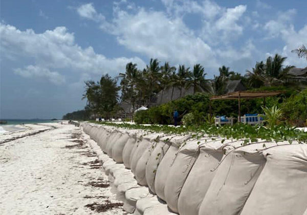 Erosion Protection with TrapBag barriers in Africa