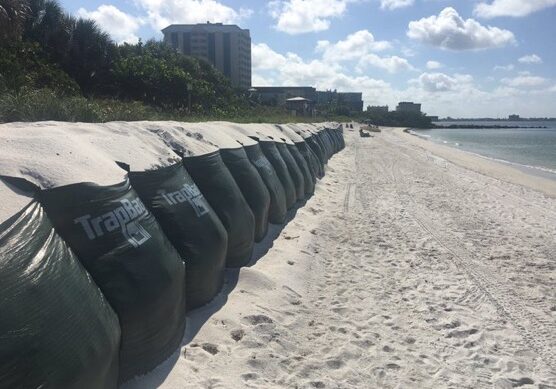 TrapBag as hurricane protection